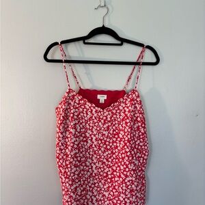 J. Crew Pink Floral Camisole